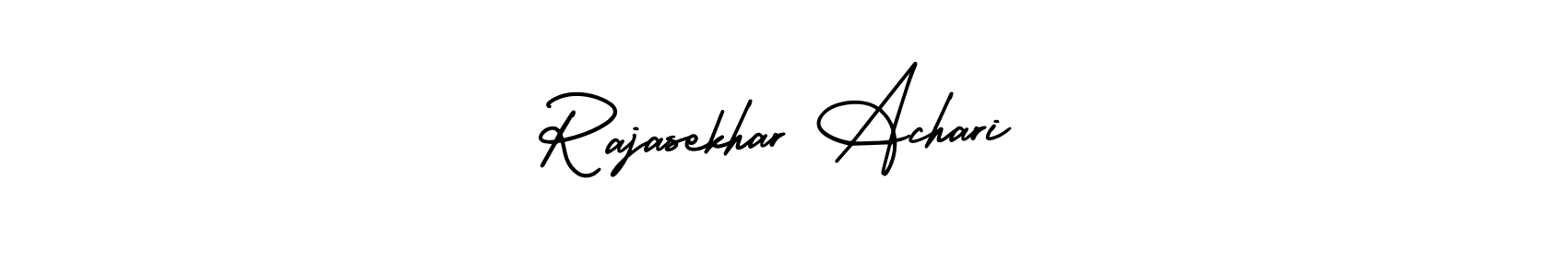 How to make Rajasekhar Achari signature? AmerikaSignatureDemo-Regular is a professional autograph style. Create handwritten signature for Rajasekhar Achari name. Rajasekhar Achari signature style 3 images and pictures png