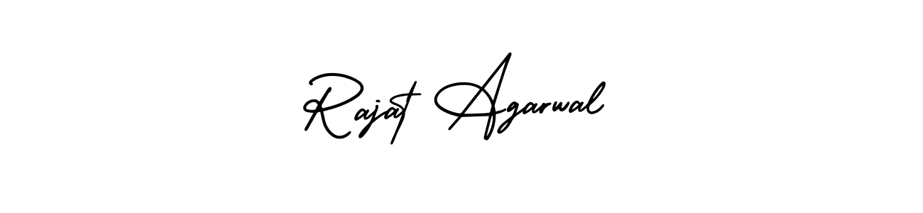 How to make Rajat Agarwal signature? AmerikaSignatureDemo-Regular is a professional autograph style. Create handwritten signature for Rajat Agarwal name. Rajat Agarwal signature style 3 images and pictures png