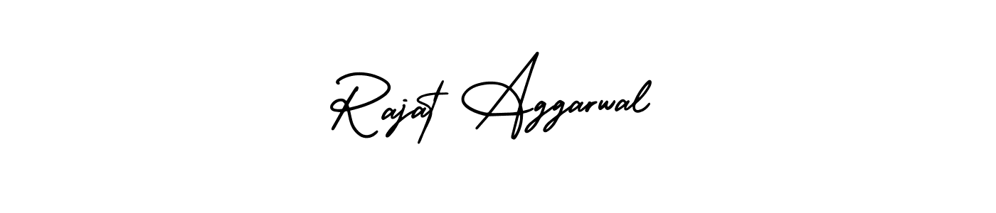 Use a signature maker to create a handwritten signature online. With this signature software, you can design (AmerikaSignatureDemo-Regular) your own signature for name Rajat Aggarwal. Rajat Aggarwal signature style 3 images and pictures png