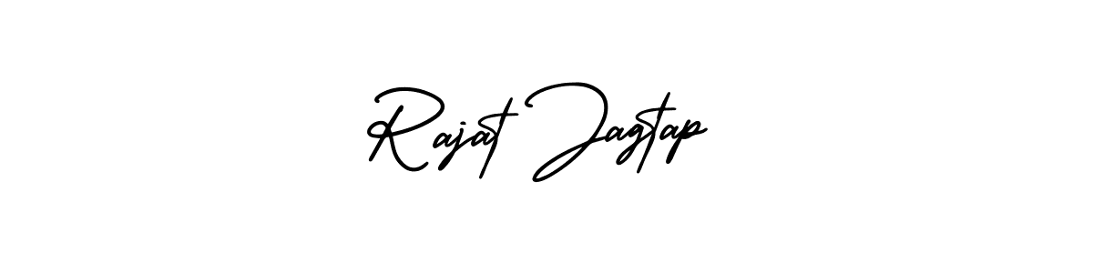 Rajat Jagtap stylish signature style. Best Handwritten Sign (AmerikaSignatureDemo-Regular) for my name. Handwritten Signature Collection Ideas for my name Rajat Jagtap. Rajat Jagtap signature style 3 images and pictures png