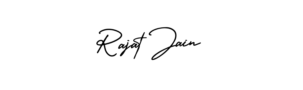 How to make Rajat Jain signature? AmerikaSignatureDemo-Regular is a professional autograph style. Create handwritten signature for Rajat Jain name. Rajat Jain signature style 3 images and pictures png