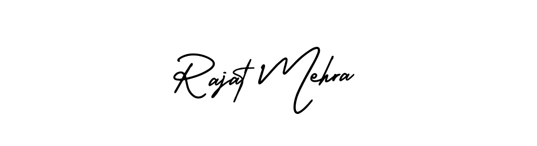 Create a beautiful signature design for name Rajat Mehra. With this signature (AmerikaSignatureDemo-Regular) fonts, you can make a handwritten signature for free. Rajat Mehra signature style 3 images and pictures png