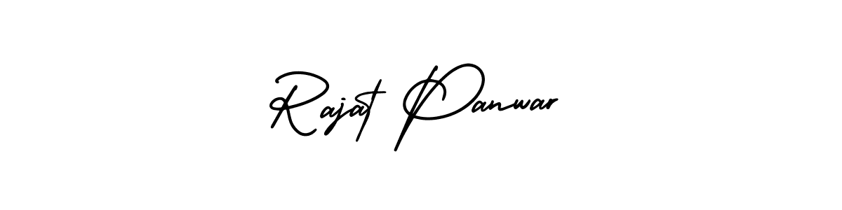 How to Draw Rajat Panwar signature style? AmerikaSignatureDemo-Regular is a latest design signature styles for name Rajat Panwar. Rajat Panwar signature style 3 images and pictures png