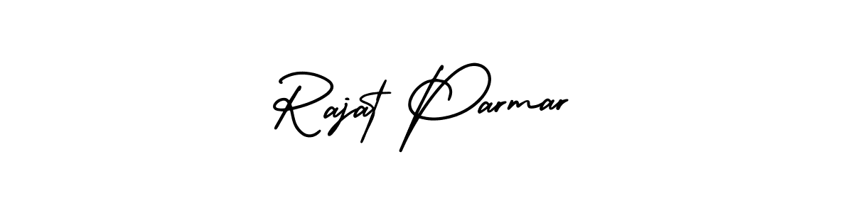 Create a beautiful signature design for name Rajat Parmar. With this signature (AmerikaSignatureDemo-Regular) fonts, you can make a handwritten signature for free. Rajat Parmar signature style 3 images and pictures png