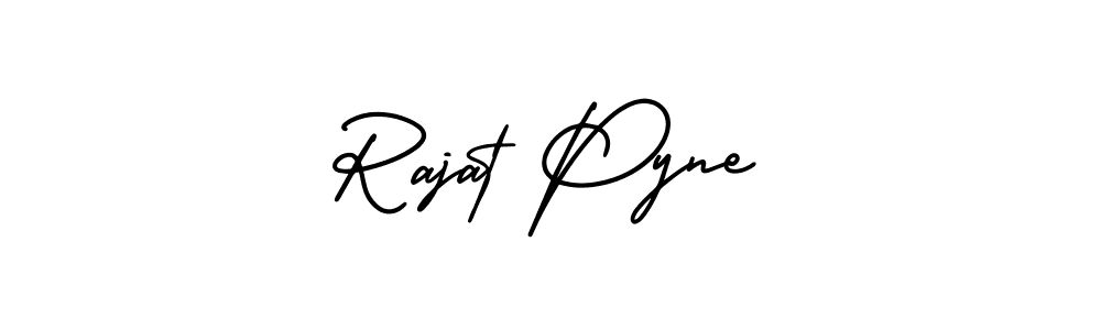 You can use this online signature creator to create a handwritten signature for the name Rajat Pyne. This is the best online autograph maker. Rajat Pyne signature style 3 images and pictures png