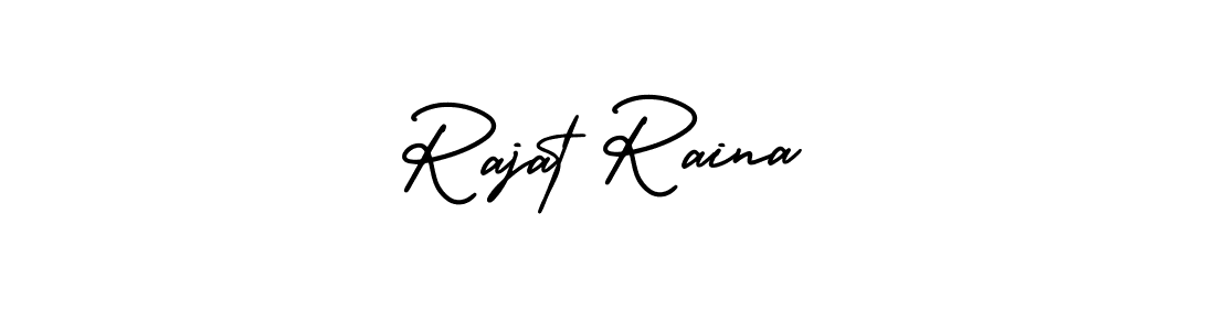 Make a beautiful signature design for name Rajat Raina. With this signature (AmerikaSignatureDemo-Regular) style, you can create a handwritten signature for free. Rajat Raina signature style 3 images and pictures png