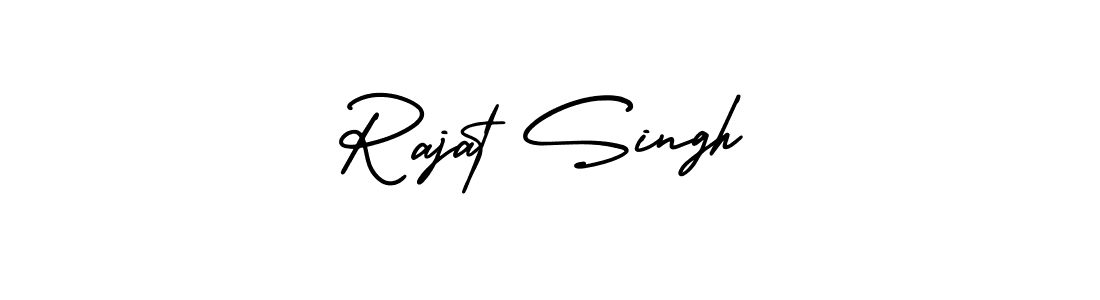 It looks lik you need a new signature style for name Rajat Singh. Design unique handwritten (AmerikaSignatureDemo-Regular) signature with our free signature maker in just a few clicks. Rajat Singh signature style 3 images and pictures png