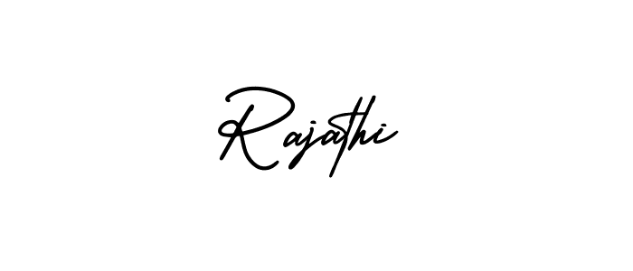 This is the best signature style for the Rajathi name. Also you like these signature font (AmerikaSignatureDemo-Regular). Mix name signature. Rajathi signature style 3 images and pictures png