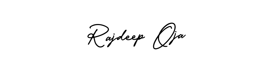 Make a beautiful signature design for name Rajdeep Oja. With this signature (AmerikaSignatureDemo-Regular) style, you can create a handwritten signature for free. Rajdeep Oja signature style 3 images and pictures png