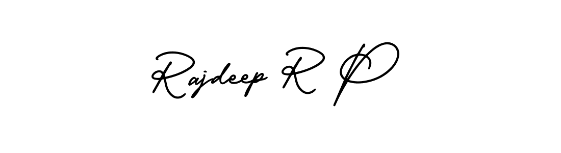 It looks lik you need a new signature style for name Rajdeep R P. Design unique handwritten (AmerikaSignatureDemo-Regular) signature with our free signature maker in just a few clicks. Rajdeep R P signature style 3 images and pictures png