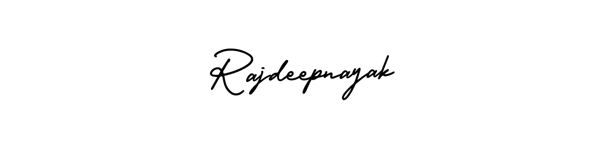 You should practise on your own different ways (AmerikaSignatureDemo-Regular) to write your name (Rajdeepnayak) in signature. don't let someone else do it for you. Rajdeepnayak signature style 3 images and pictures png