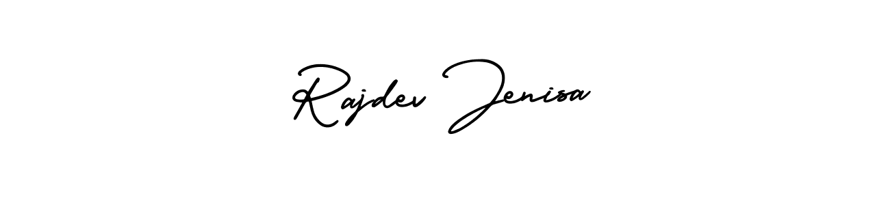 How to make Rajdev Jenisa signature? AmerikaSignatureDemo-Regular is a professional autograph style. Create handwritten signature for Rajdev Jenisa name. Rajdev Jenisa signature style 3 images and pictures png