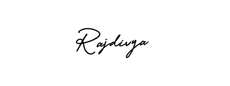 if you are searching for the best signature style for your name Rajdivya. so please give up your signature search. here we have designed multiple signature styles  using AmerikaSignatureDemo-Regular. Rajdivya signature style 3 images and pictures png