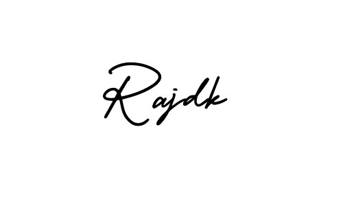 Use a signature maker to create a handwritten signature online. With this signature software, you can design (AmerikaSignatureDemo-Regular) your own signature for name Rajdk. Rajdk signature style 3 images and pictures png