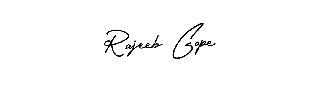 Make a beautiful signature design for name Rajeeb Gope. Use this online signature maker to create a handwritten signature for free. Rajeeb Gope signature style 3 images and pictures png