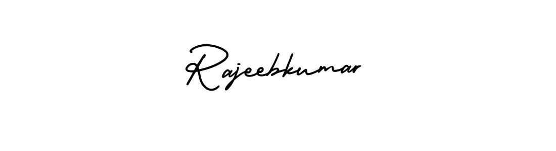It looks lik you need a new signature style for name Rajeebkumar. Design unique handwritten (AmerikaSignatureDemo-Regular) signature with our free signature maker in just a few clicks. Rajeebkumar signature style 3 images and pictures png