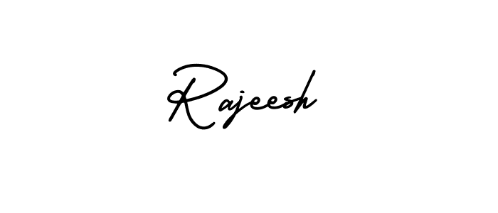 AmerikaSignatureDemo-Regular is a professional signature style that is perfect for those who want to add a touch of class to their signature. It is also a great choice for those who want to make their signature more unique. Get Rajeesh name to fancy signature for free. Rajeesh signature style 3 images and pictures png