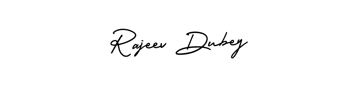 Use a signature maker to create a handwritten signature online. With this signature software, you can design (AmerikaSignatureDemo-Regular) your own signature for name Rajeev Dubey. Rajeev Dubey signature style 3 images and pictures png