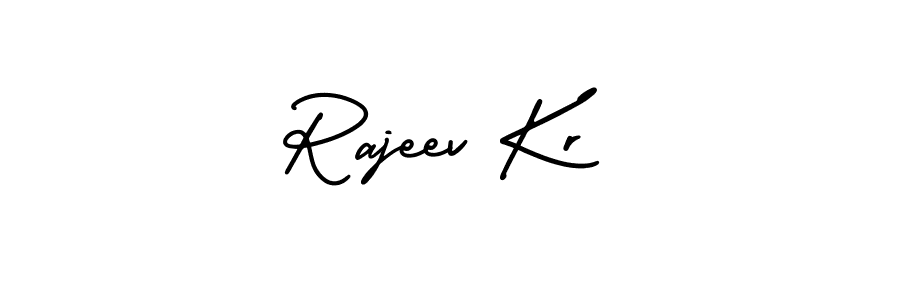 Make a beautiful signature design for name Rajeev Kr. Use this online signature maker to create a handwritten signature for free. Rajeev Kr signature style 3 images and pictures png