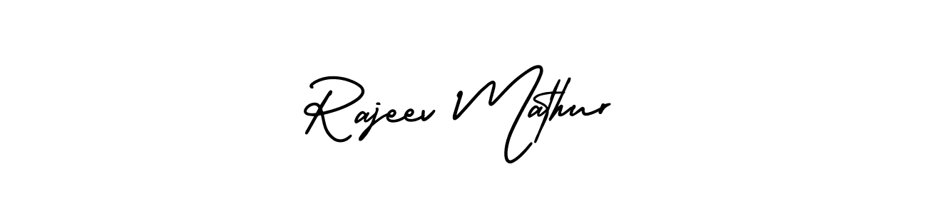 Also You can easily find your signature by using the search form. We will create Rajeev Mathur name handwritten signature images for you free of cost using AmerikaSignatureDemo-Regular sign style. Rajeev Mathur signature style 3 images and pictures png