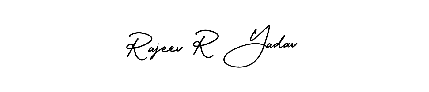 Check out images of Autograph of Rajeev R Yadav name. Actor Rajeev R Yadav Signature Style. AmerikaSignatureDemo-Regular is a professional sign style online. Rajeev R Yadav signature style 3 images and pictures png
