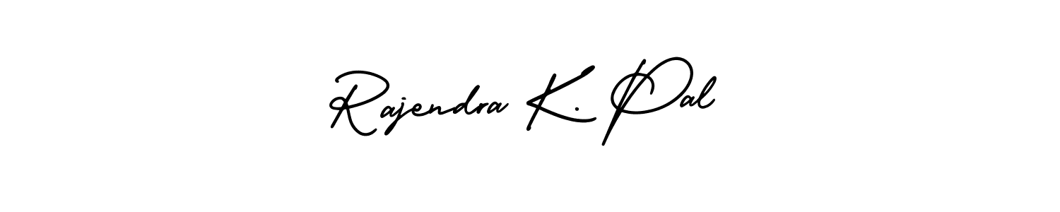 AmerikaSignatureDemo-Regular is a professional signature style that is perfect for those who want to add a touch of class to their signature. It is also a great choice for those who want to make their signature more unique. Get Rajendra K. Pal name to fancy signature for free. Rajendra K. Pal signature style 3 images and pictures png