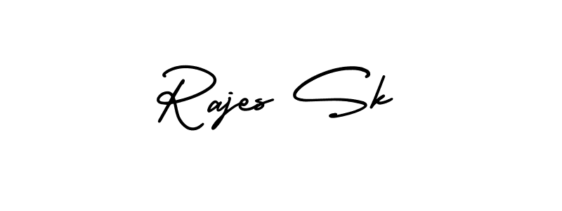 Also You can easily find your signature by using the search form. We will create Rajes Sk name handwritten signature images for you free of cost using AmerikaSignatureDemo-Regular sign style. Rajes Sk signature style 3 images and pictures png