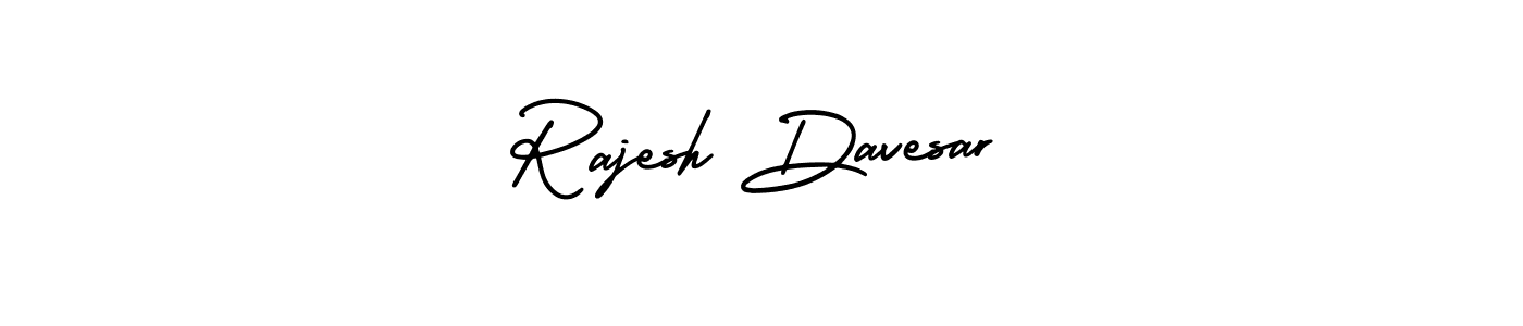 Rajesh Davesar stylish signature style. Best Handwritten Sign (AmerikaSignatureDemo-Regular) for my name. Handwritten Signature Collection Ideas for my name Rajesh Davesar. Rajesh Davesar signature style 3 images and pictures png