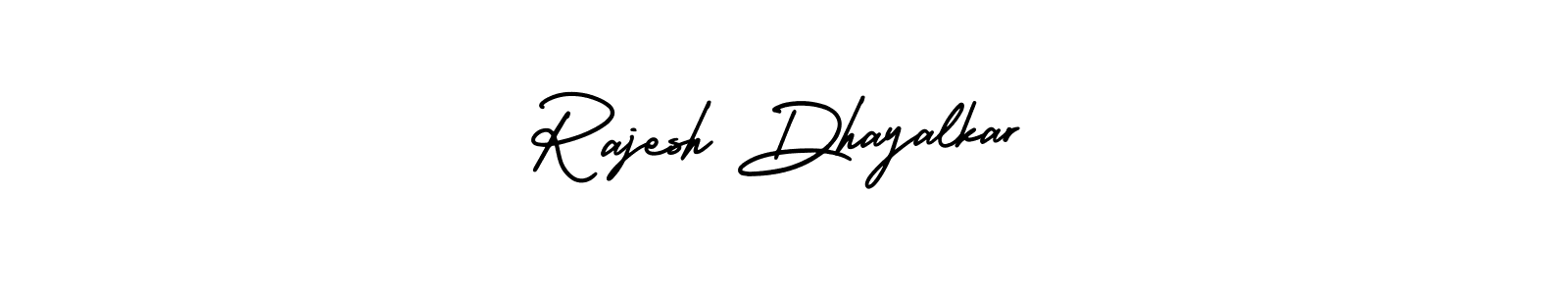 It looks lik you need a new signature style for name Rajesh Dhayalkar. Design unique handwritten (AmerikaSignatureDemo-Regular) signature with our free signature maker in just a few clicks. Rajesh Dhayalkar signature style 3 images and pictures png