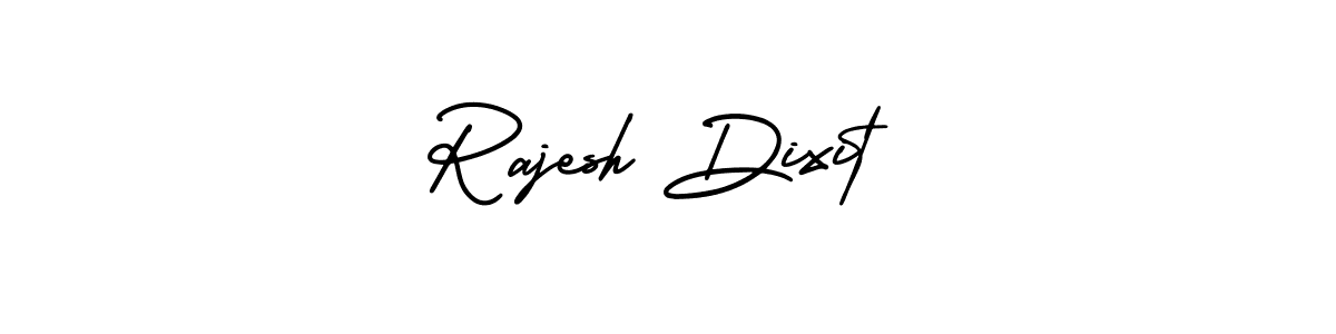 How to make Rajesh Dixit name signature. Use AmerikaSignatureDemo-Regular style for creating short signs online. This is the latest handwritten sign. Rajesh Dixit signature style 3 images and pictures png