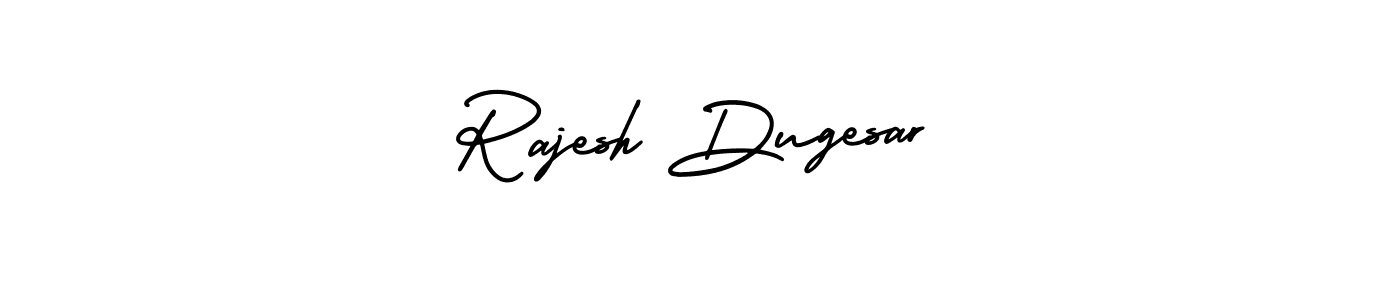 Similarly AmerikaSignatureDemo-Regular is the best handwritten signature design. Signature creator online .You can use it as an online autograph creator for name Rajesh Dugesar. Rajesh Dugesar signature style 3 images and pictures png