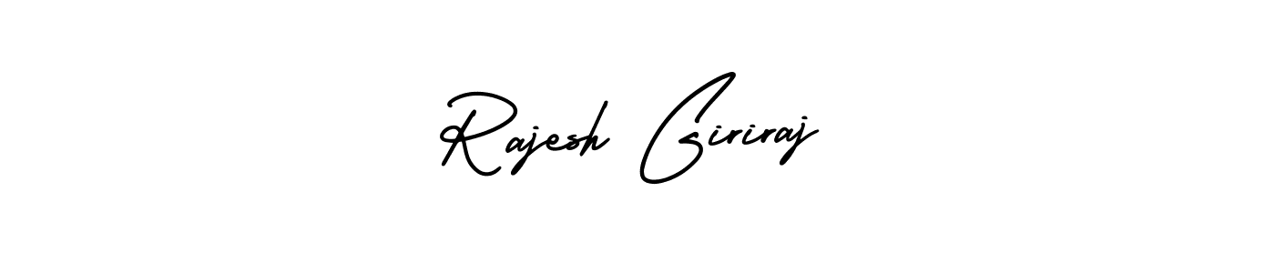 Create a beautiful signature design for name Rajesh Giriraj. With this signature (AmerikaSignatureDemo-Regular) fonts, you can make a handwritten signature for free. Rajesh Giriraj signature style 3 images and pictures png