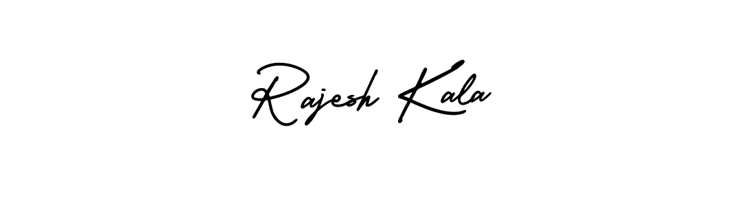 AmerikaSignatureDemo-Regular is a professional signature style that is perfect for those who want to add a touch of class to their signature. It is also a great choice for those who want to make their signature more unique. Get Rajesh Kala name to fancy signature for free. Rajesh Kala signature style 3 images and pictures png