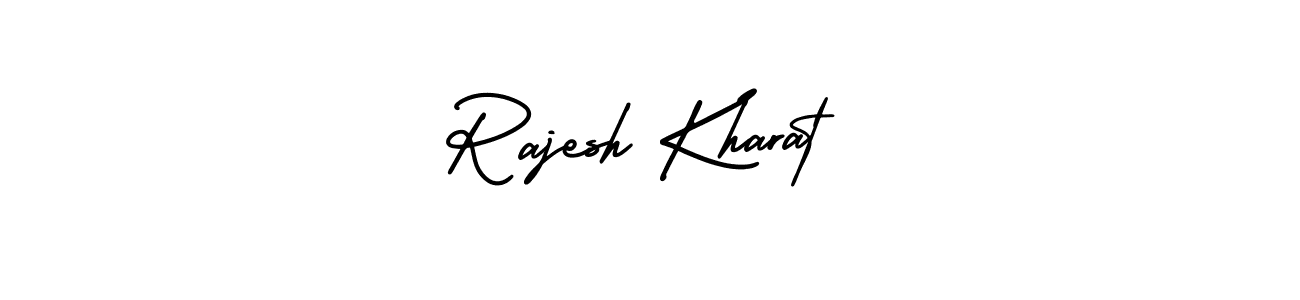 Rajesh Kharat stylish signature style. Best Handwritten Sign (AmerikaSignatureDemo-Regular) for my name. Handwritten Signature Collection Ideas for my name Rajesh Kharat. Rajesh Kharat signature style 3 images and pictures png