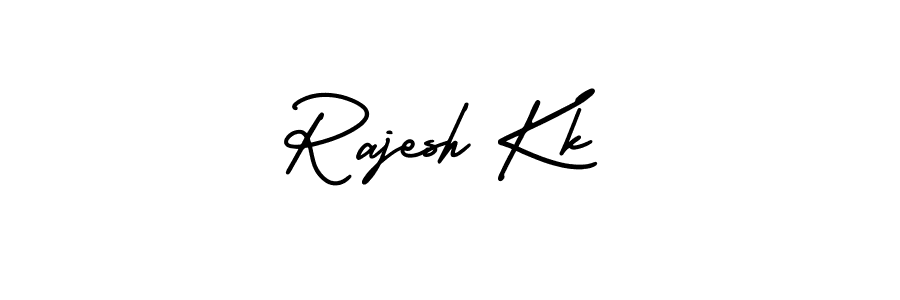 How to Draw Rajesh Kk signature style? AmerikaSignatureDemo-Regular is a latest design signature styles for name Rajesh Kk. Rajesh Kk signature style 3 images and pictures png