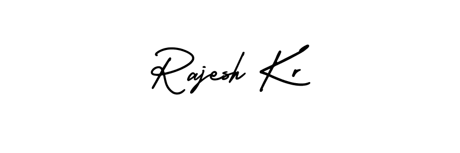 It looks lik you need a new signature style for name Rajesh Kr. Design unique handwritten (AmerikaSignatureDemo-Regular) signature with our free signature maker in just a few clicks. Rajesh Kr signature style 3 images and pictures png