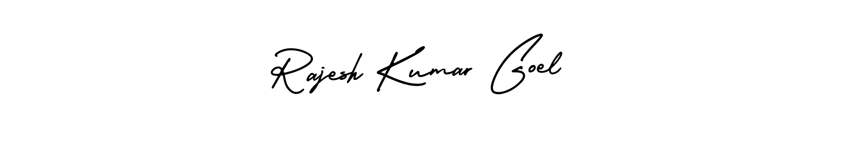 Design your own signature with our free online signature maker. With this signature software, you can create a handwritten (AmerikaSignatureDemo-Regular) signature for name Rajesh Kumar Goel. Rajesh Kumar Goel signature style 3 images and pictures png