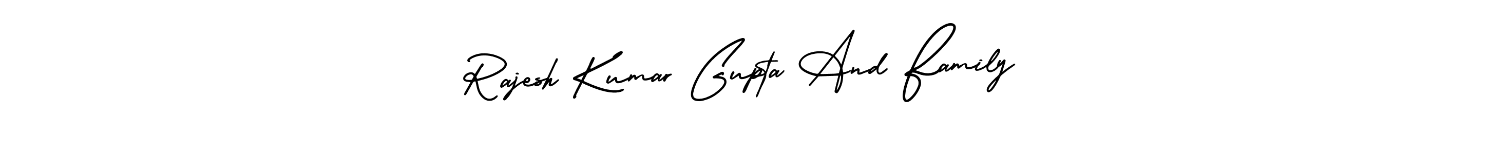 Also we have Rajesh Kumar Gupta And Family name is the best signature style. Create professional handwritten signature collection using AmerikaSignatureDemo-Regular autograph style. Rajesh Kumar Gupta And Family signature style 3 images and pictures png