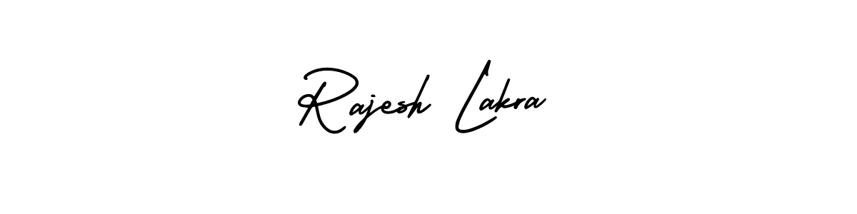 How to make Rajesh Lakra signature? AmerikaSignatureDemo-Regular is a professional autograph style. Create handwritten signature for Rajesh Lakra name. Rajesh Lakra signature style 3 images and pictures png