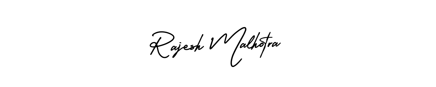 Use a signature maker to create a handwritten signature online. With this signature software, you can design (AmerikaSignatureDemo-Regular) your own signature for name Rajesh Malhotra. Rajesh Malhotra signature style 3 images and pictures png