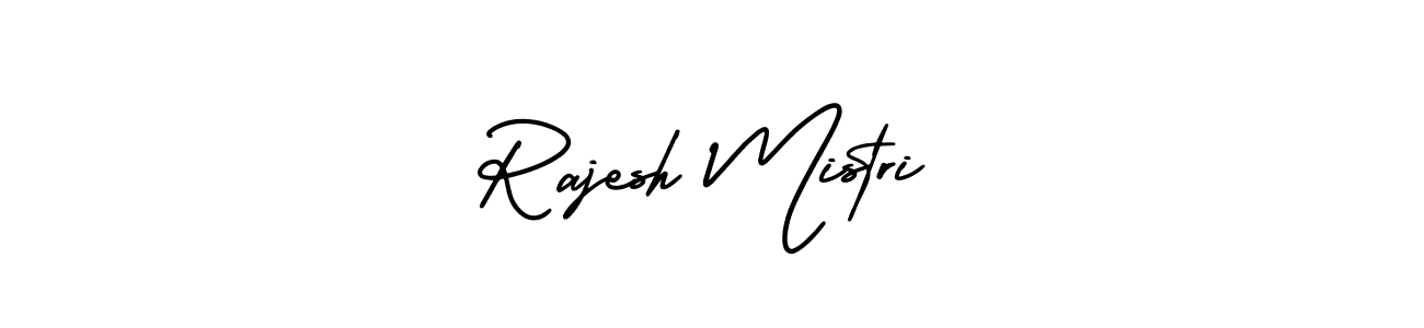 Use a signature maker to create a handwritten signature online. With this signature software, you can design (AmerikaSignatureDemo-Regular) your own signature for name Rajesh Mistri. Rajesh Mistri signature style 3 images and pictures png