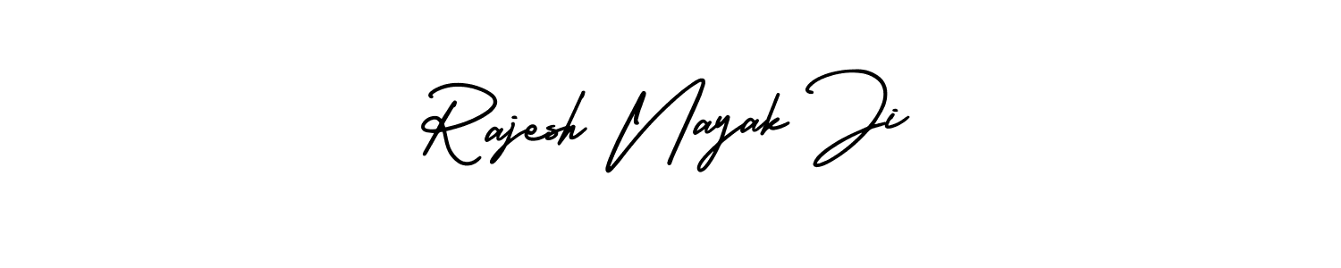 It looks lik you need a new signature style for name Rajesh Nayak Ji. Design unique handwritten (AmerikaSignatureDemo-Regular) signature with our free signature maker in just a few clicks. Rajesh Nayak Ji signature style 3 images and pictures png