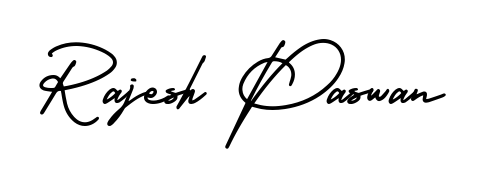 Try this chic Rajesh Paswan handwritten sign style. Using AmerikaSignatureDemo-Regular font elements, it gives your name a sleek, memorable identity. Rajesh Paswan signature style 3 images and pictures png