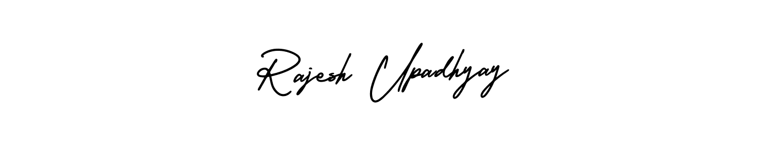 It looks lik you need a new signature style for name Rajesh Upadhyay. Design unique handwritten (AmerikaSignatureDemo-Regular) signature with our free signature maker in just a few clicks. Rajesh Upadhyay signature style 3 images and pictures png