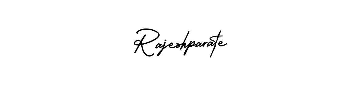 AmerikaSignatureDemo-Regular is a professional signature style that is perfect for those who want to add a touch of class to their signature. It is also a great choice for those who want to make their signature more unique. Get Rajeshparate name to fancy signature for free. Rajeshparate signature style 3 images and pictures png