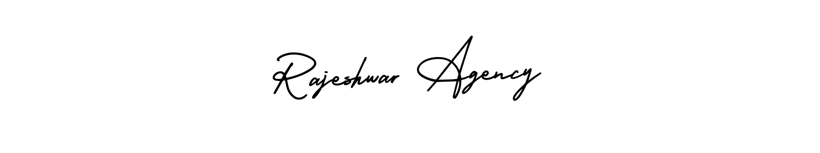 Make a beautiful signature design for name Rajeshwar Agency. Use this online signature maker to create a handwritten signature for free. Rajeshwar Agency signature style 3 images and pictures png