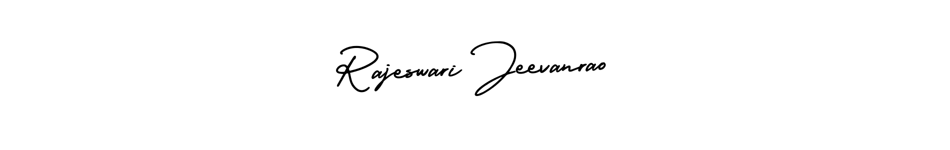 Rajeswari Jeevanrao stylish signature style. Best Handwritten Sign (AmerikaSignatureDemo-Regular) for my name. Handwritten Signature Collection Ideas for my name Rajeswari Jeevanrao. Rajeswari Jeevanrao signature style 3 images and pictures png