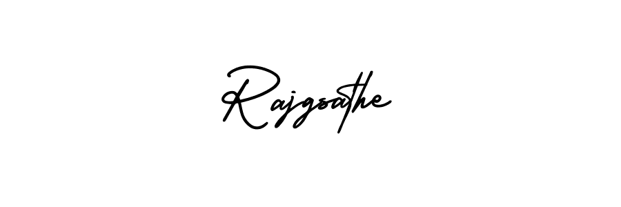 Rajgsathe stylish signature style. Best Handwritten Sign (AmerikaSignatureDemo-Regular) for my name. Handwritten Signature Collection Ideas for my name Rajgsathe. Rajgsathe signature style 3 images and pictures png
