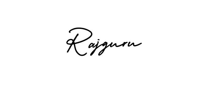 Design your own signature with our free online signature maker. With this signature software, you can create a handwritten (AmerikaSignatureDemo-Regular) signature for name Rajguru. Rajguru signature style 3 images and pictures png