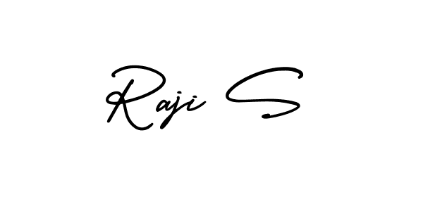 Make a beautiful signature design for name Raji S. Use this online signature maker to create a handwritten signature for free. Raji S signature style 3 images and pictures png